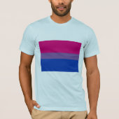 OFFIZIELLER BISEXUELLER PRIDE FLAG T-Shirt (Vorderseite)