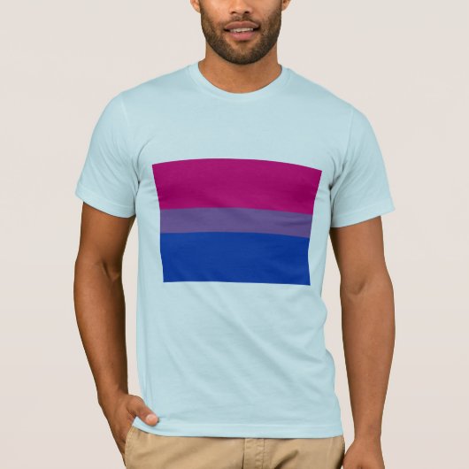 OFFIZIELLER BISEXUELLER PRIDE FLAG T-Shirt (Vorderseite)