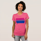 OFFIZIELLER BISEXUELLER PRIDE FLAG T-Shirt (Vorne ganz)