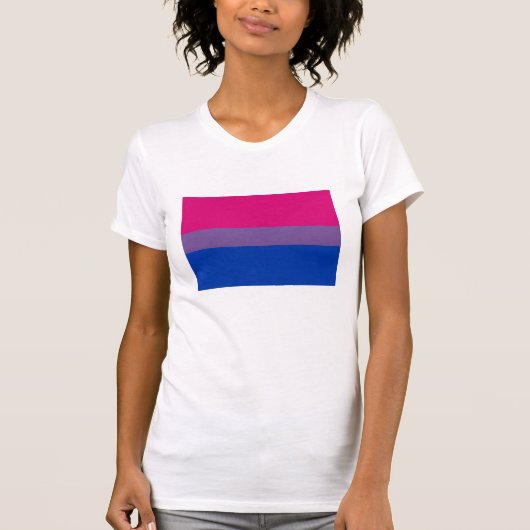 OFFIZIELLER BISEXUELLER PRIDE FLAG T-Shirt (Vorderseite)