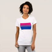 OFFIZIELLER BISEXUELLER PRIDE FLAG T-Shirt (Vorne ganz)