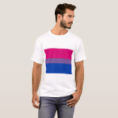 OFFIZIELLER BISEXUELLER PRIDE FLAG T-Shirt (Vorne ganz)