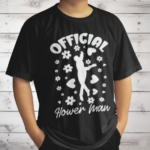 Offizieller Blumenmann tanzt lustige Hochzeit & Br T-Shirt