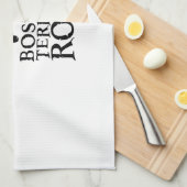 Offizieller Boston-Terrier-Felsen Merch Handtuch (Viertel Falte)