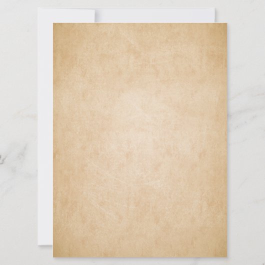 Offizieller Brief der Weihnachtskarte Einladung (Rückseite)