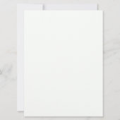 Offizieller Brief der Weihnachtskarte Karte (Rückseite)