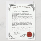 Offizieller Brief der Weihnachtskarte Karte (Vorderseite)