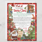 Offizieller Brief von Santa Claus | Traditionelles (Vorderseite)