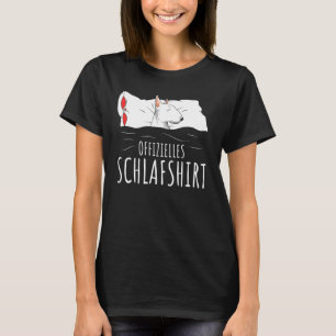 Offizieller Bull Terrier Dog Schlafen Idee T-Shirt
