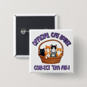 Offizieller Cat Lover - Sammlung "Em All Button (Vorne & Hinten)