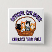 Offizieller Cat Lover - Sammlung "Em All Button (Vorderseite)