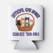 Offizieller Cat Lover - Sammlung "Em All Dosenkühler (Rückseite)