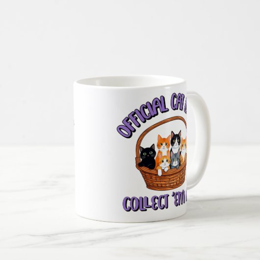 Offizieller Cat Lover - Sammlung "Em All Kaffeetasse (VorderseiteRechts)