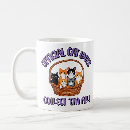 Offizieller Cat Lover - Sammlung "Em All Kaffeetasse (Links)
