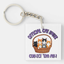 Offizieller Cat Lover - Sammlung "Em All Schlüsselanhänger