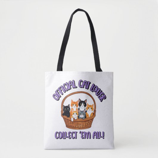 Offizieller Cat Lover - Sammlung "Em All Tasche (Vorderseite)