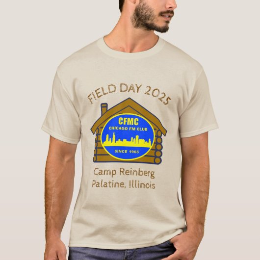 Offizieller CFMC-Feldtag 2025 T - Shirt (Vorderseite)