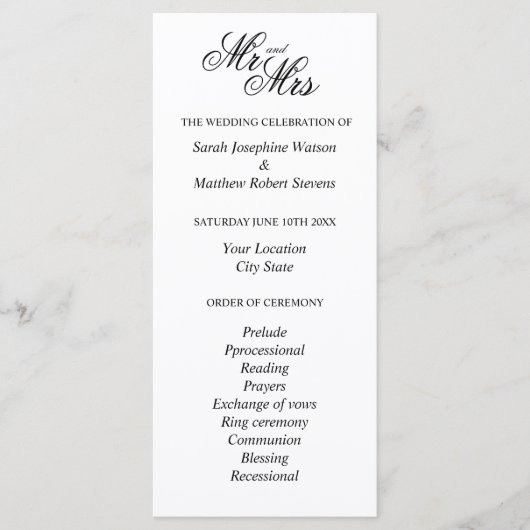 Offizieller Chic Programm (Vorderseite)