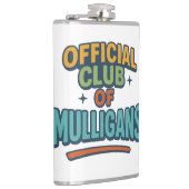 Offizieller Club der Mulligans Flachmann (Rechts)