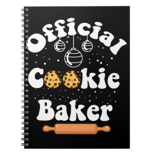 Offizieller Cookie-Bäcker Cookie-Liebhaber Weihnac Notizblock
