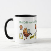 Offizieller Cookie-Inspektor-Becher – Lustiger Kaf Tasse (Links)