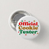 OFFIZIELLER COOKIE-TESTER BUTTON (Vorne & Hinten)