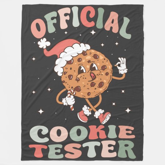 Offizieller Cookie Tester Fleecedecke (Vorderseite)