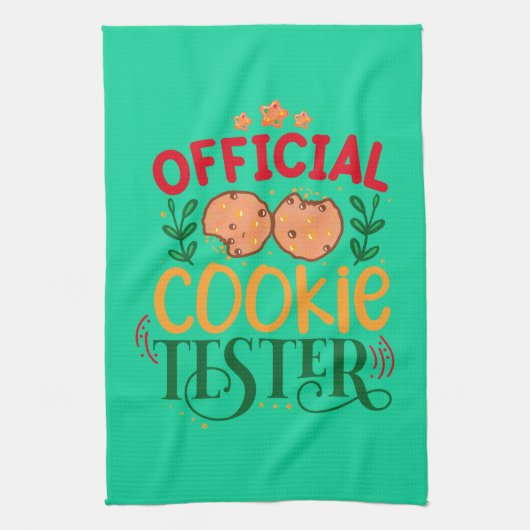 Offizieller Cookie Tester Geschirrtuch (Vertikal)