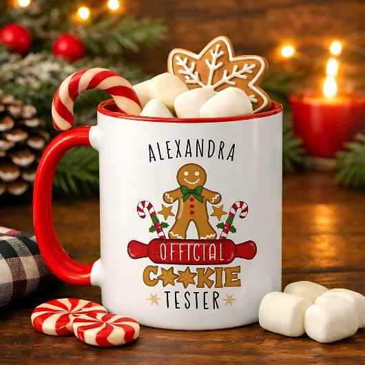 Offizieller Cookie Tester-Individuelle Name Tasse