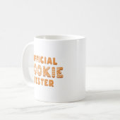 Offizieller Cookie Tester Kaffeetasse (Vorderseite Links)