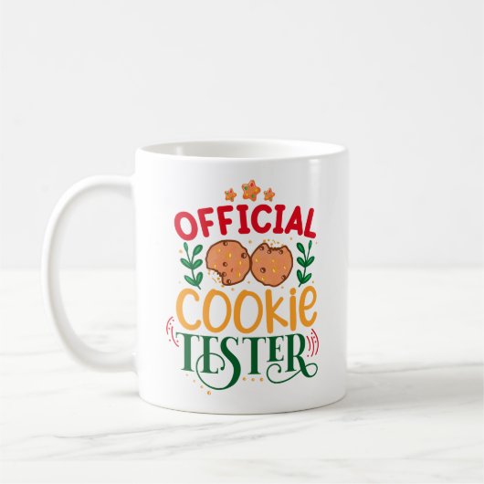 Offizieller Cookie Tester Kaffeetasse (Links)