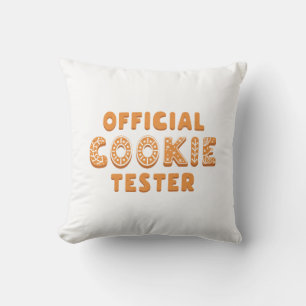Offizieller Cookie Tester Kissen