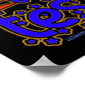OFFIZIELLER COOKIE TESTER lustiger Cookie Party Ge Poster (Ecke)