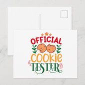 Offizieller Cookie Tester Postkarte (Vorne/Hinten)
