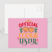 Offizieller Cookie Tester Postkarte (Vorne/Hinten)