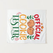 Offizieller Cookie Tester Wandteppich (Vorderseite (Horizontal))