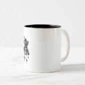 Offizieller Cookie Tester Zweifarbige Tasse (VorderseiteRechts)