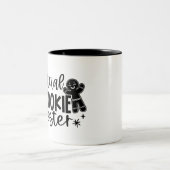 Offizieller Cookie Tester Zweifarbige Tasse (Mittel)