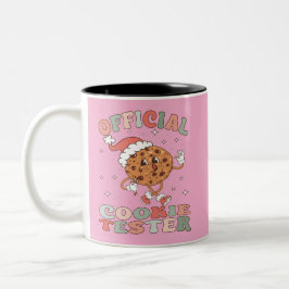 Offizieller Cookie Tester Zweifarbige Tasse