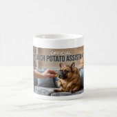 Offizieller Couch Potato French Bulldog Cute Lusti Kaffeetasse (Mittel)