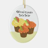 Offizieller Cupcake-Geschmackstester Keramikornament (Rechts)