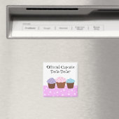 Offizieller Cupcake-Geschmackstester Magnet (In Situ (Geschirrspüler))