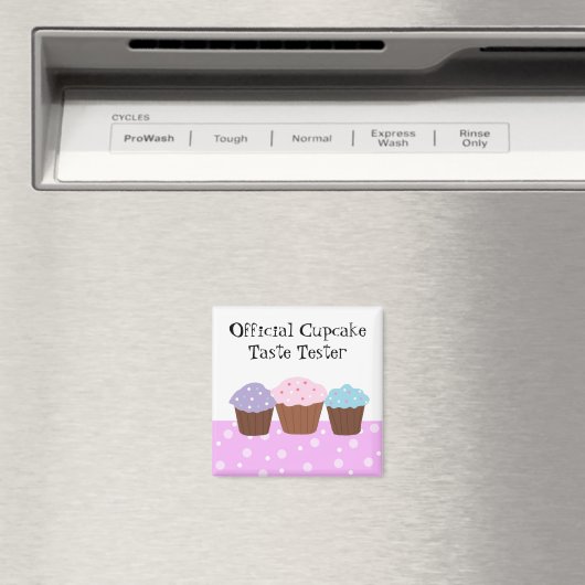 Offizieller Cupcake Taste Tester Magnet (In Situ (Geschirrspüler))