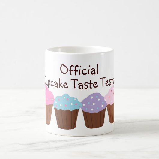 Offizieller Cupcake-Verkostung... Kaffeetasse (Mittel)