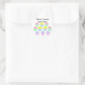Offizieller CupcakeTaste Tester Runder Aufkleber (Tasche)