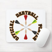 Offizieller Dartball Spieler Mousepad (Mit Mouse)