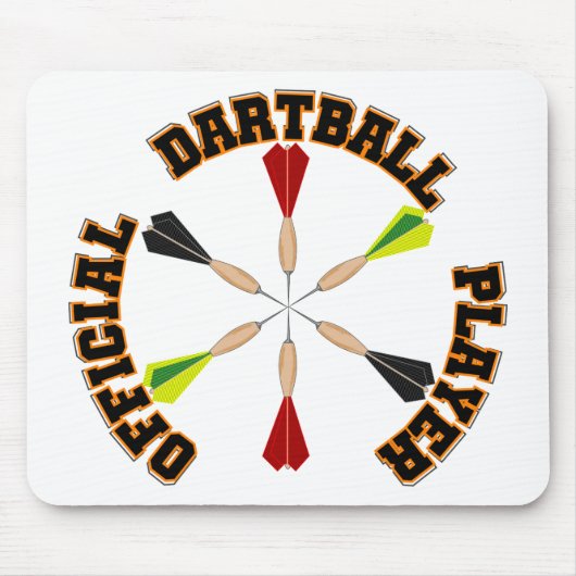 Offizieller Dartball Spieler Mousepad (Vorne)