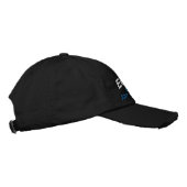 Offizieller Eclipse-Chaser-Spaß-Spruch Schwarz Bestickte Baseballkappe (Rechts)