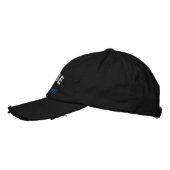 Offizieller Eclipse-Chaser-Spaß-Spruch Schwarz Bestickte Baseballkappe (Links)
