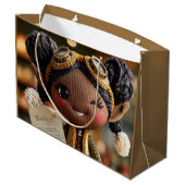 Offizieller Elf-Bereicht Große Geschenktüte (Rückseite Schrägansicht)